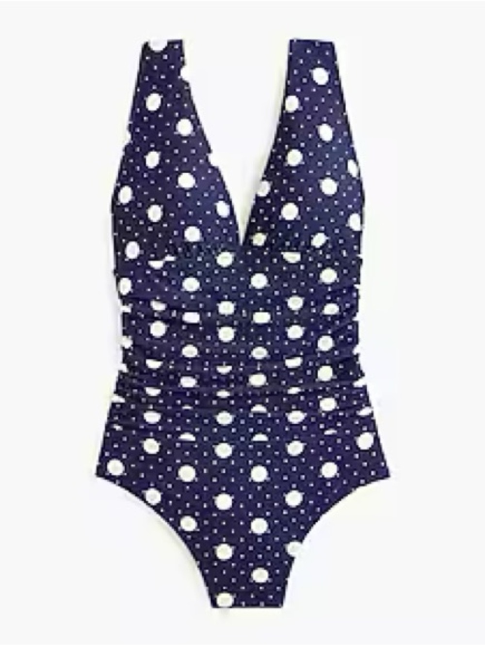 NWT Ruched plunge one-piece swimsuit